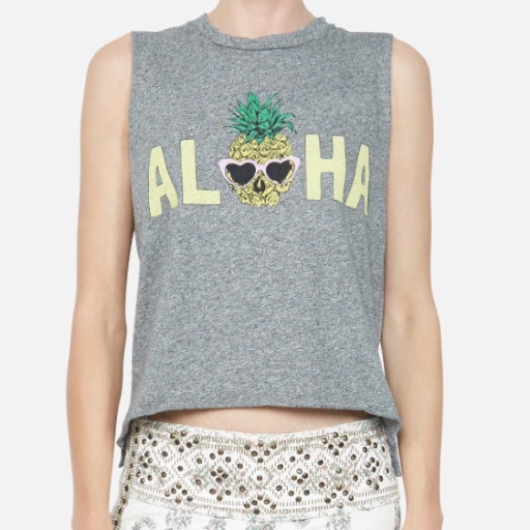 Lauren Moshi Aloha Pineapple Tank NWT - Picture 3 of 7
